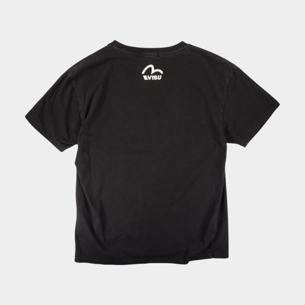 Evisu Винтидж Черна Тениска