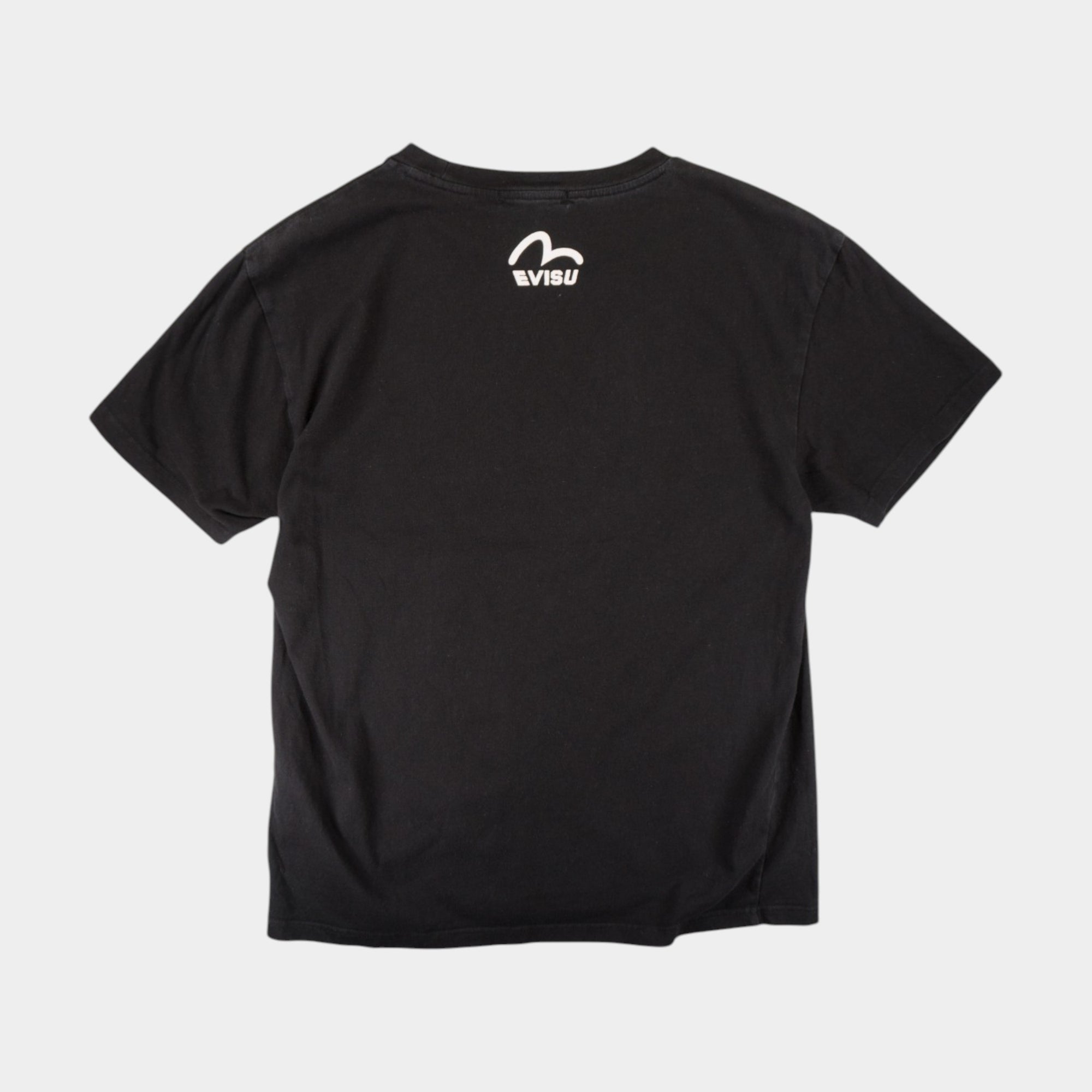 Evisu Винтидж Черна Тениска