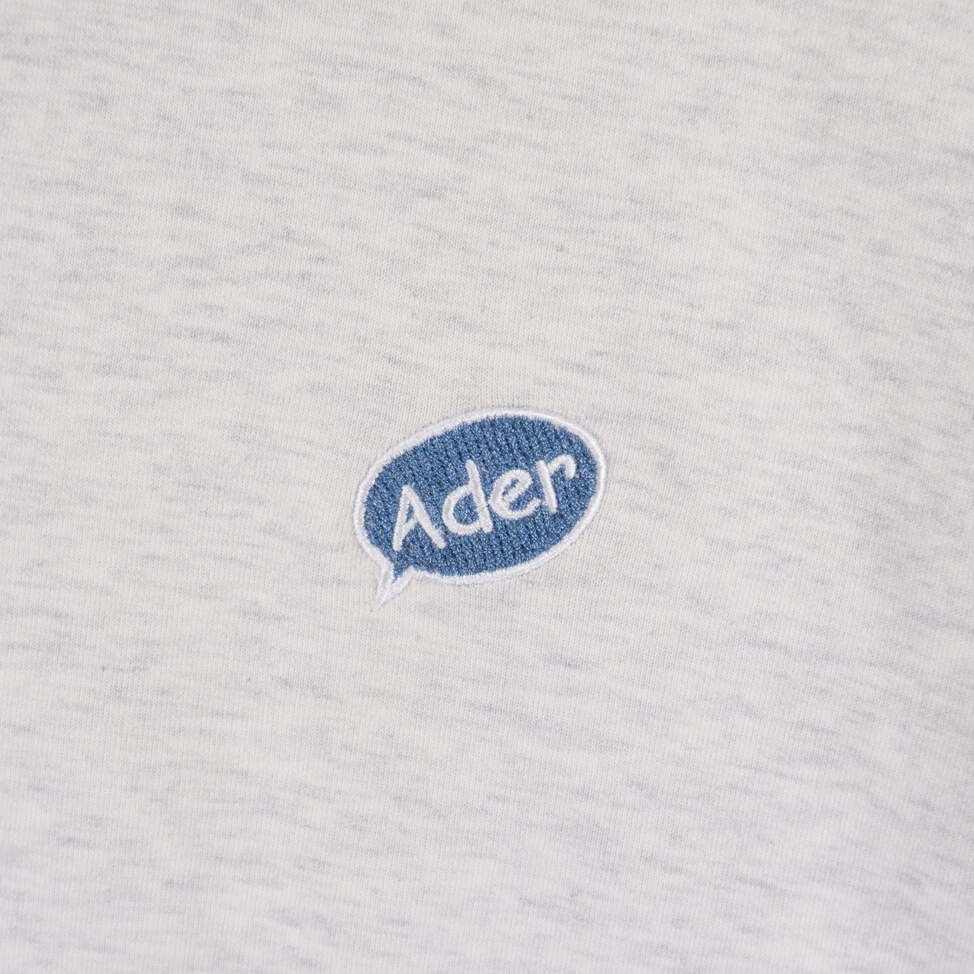ADER ERROR Сива Тениска с Бродерия