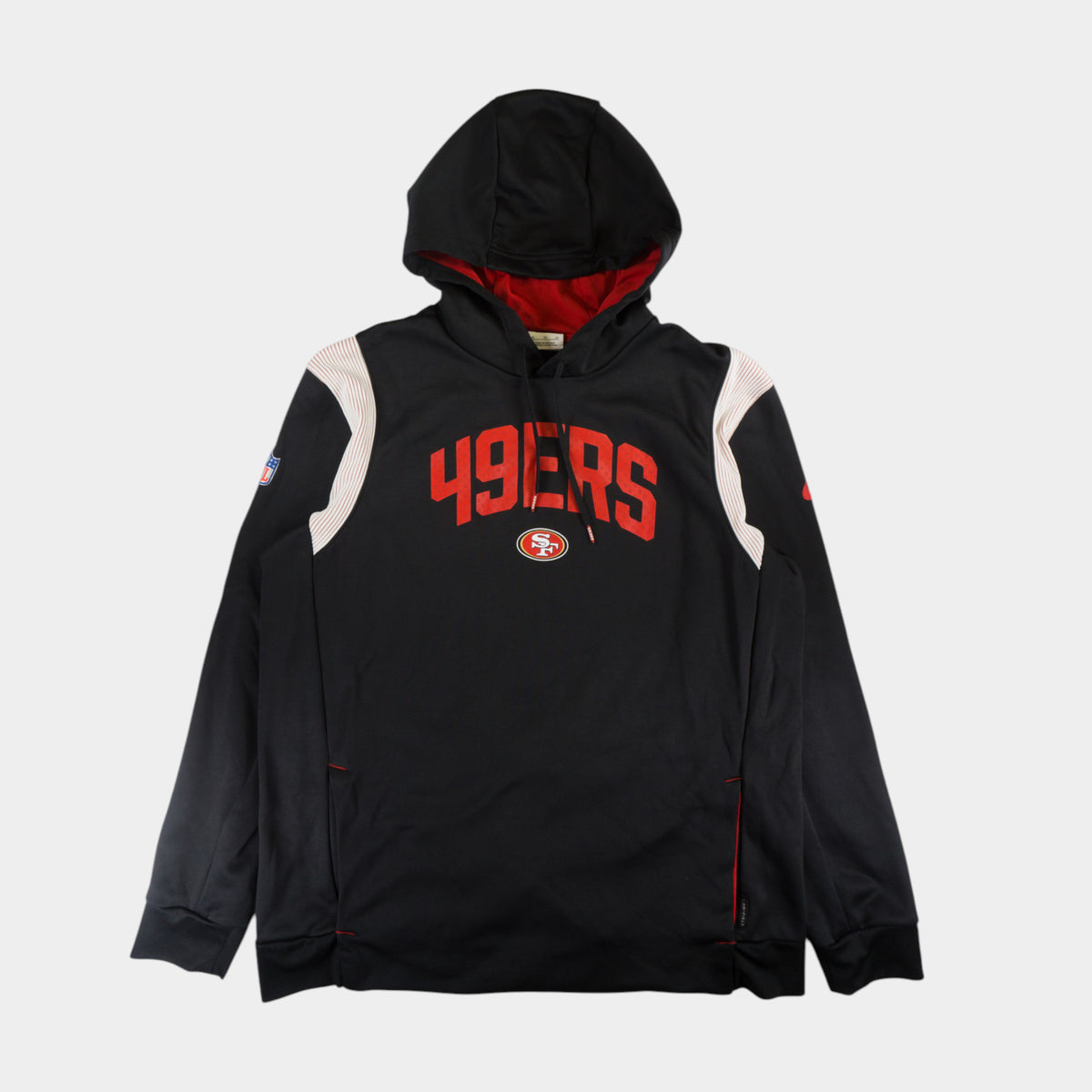 Nike x NFL 49ers Therma-Fit Черен Суичър