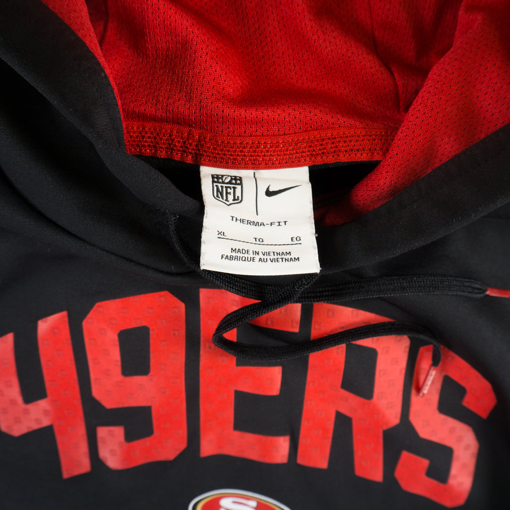 Nike x NFL 49ers Therma-Fit Черен Суичър