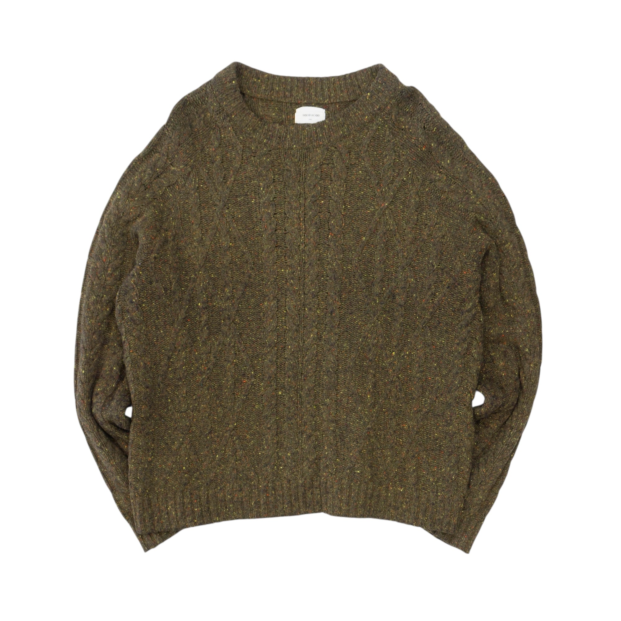 Wood Wood Плетен Пуловер
