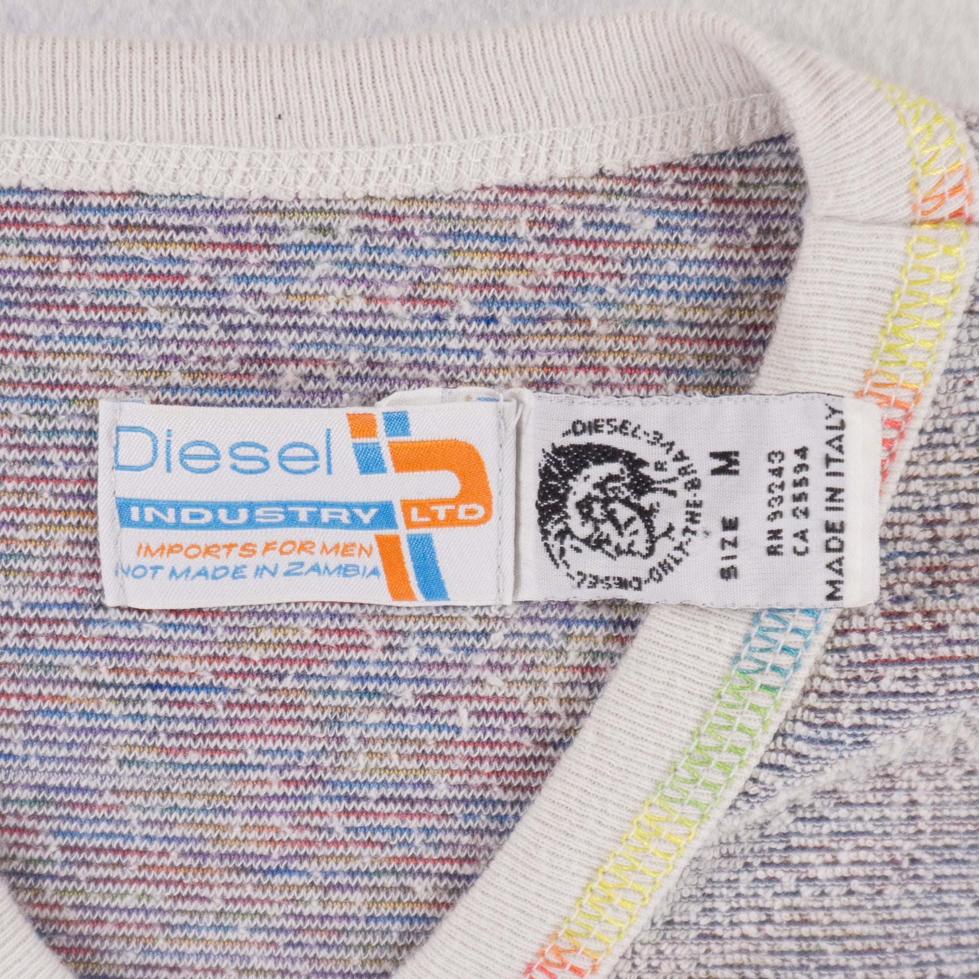 Diesel Винтидж Сива Тениска