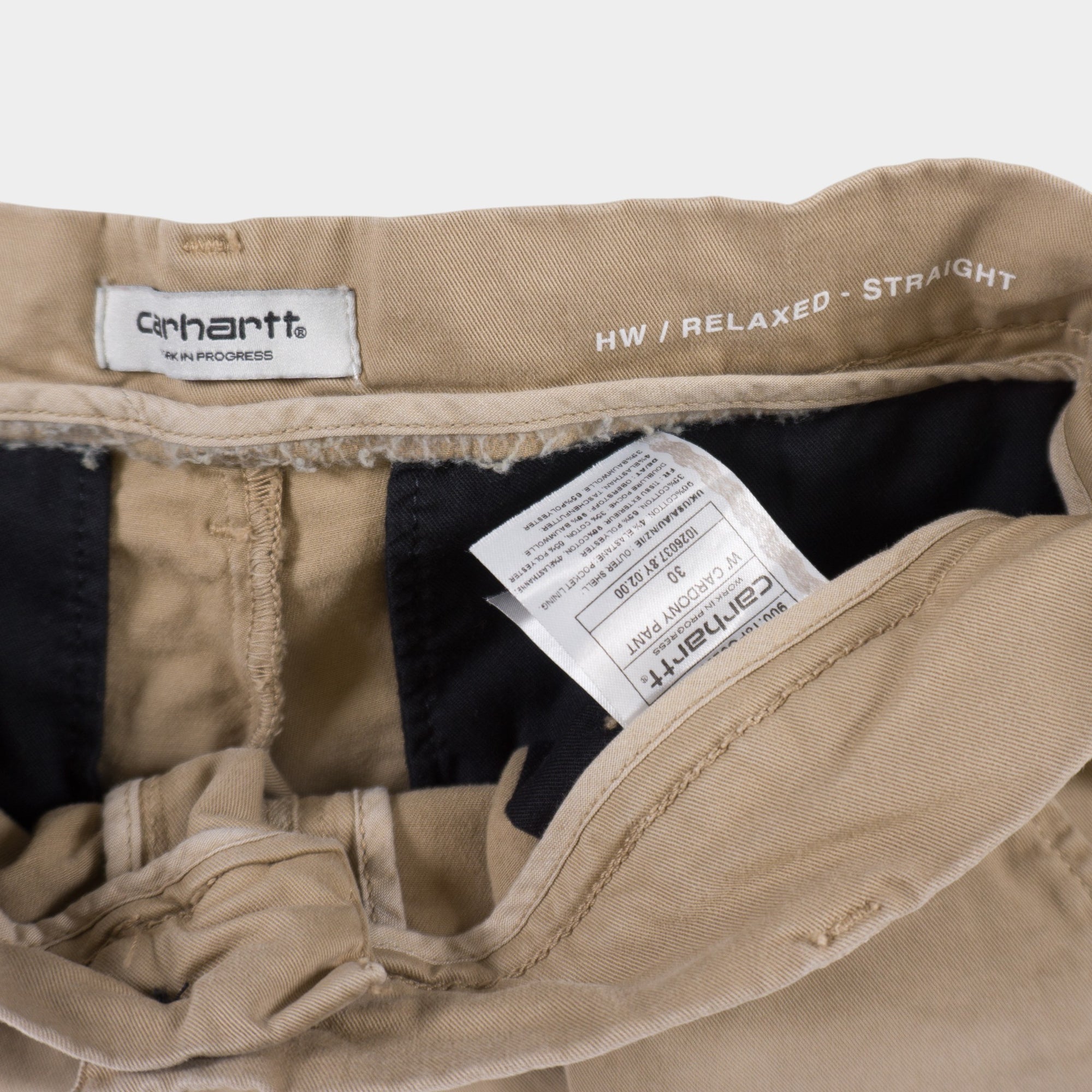 Carhartt WIP Cardony Бежови Широки Панталони