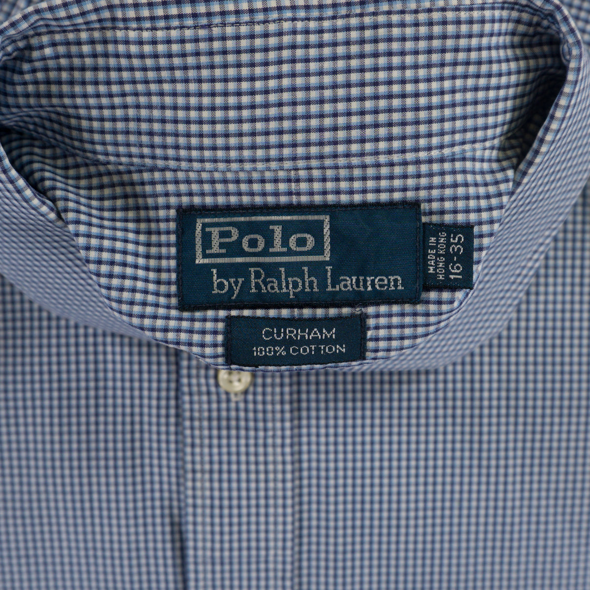 Polo Ralph Lauren Винтидж 2000-те Карирана Риза с Дълъг Ръкав