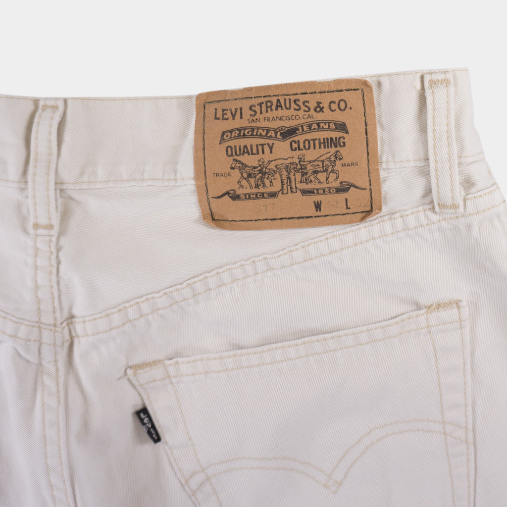 Levi's 517 Винтидж Бели Дънки