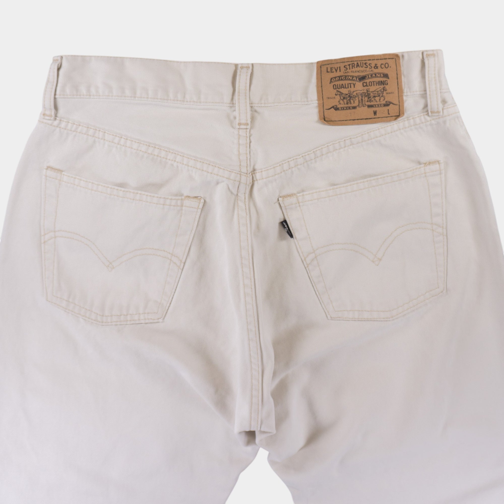 Levi's 517 Винтидж Бели Дънки