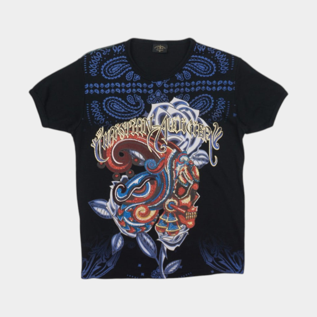 Christian Audigier Y2K Тениска с Графика