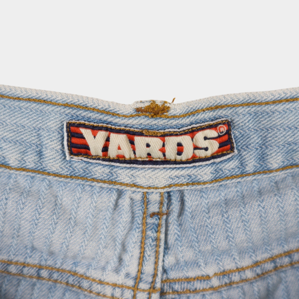 YARDS Винтидж Сини Раирани Дънки