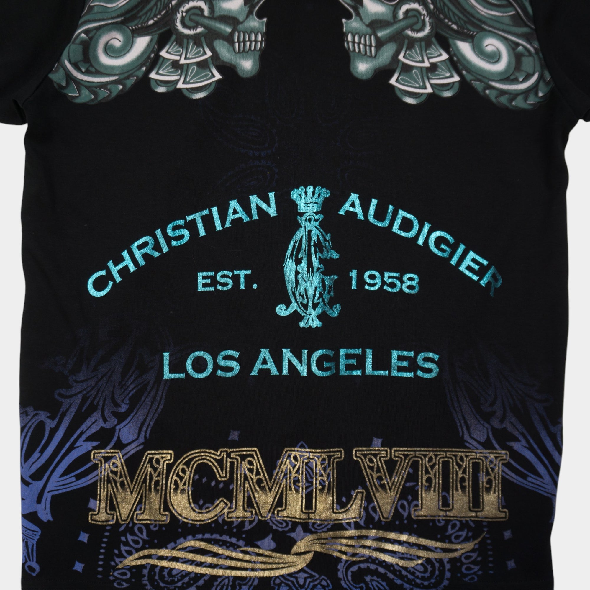 Christian Audigier Y2K Тениска с Графика