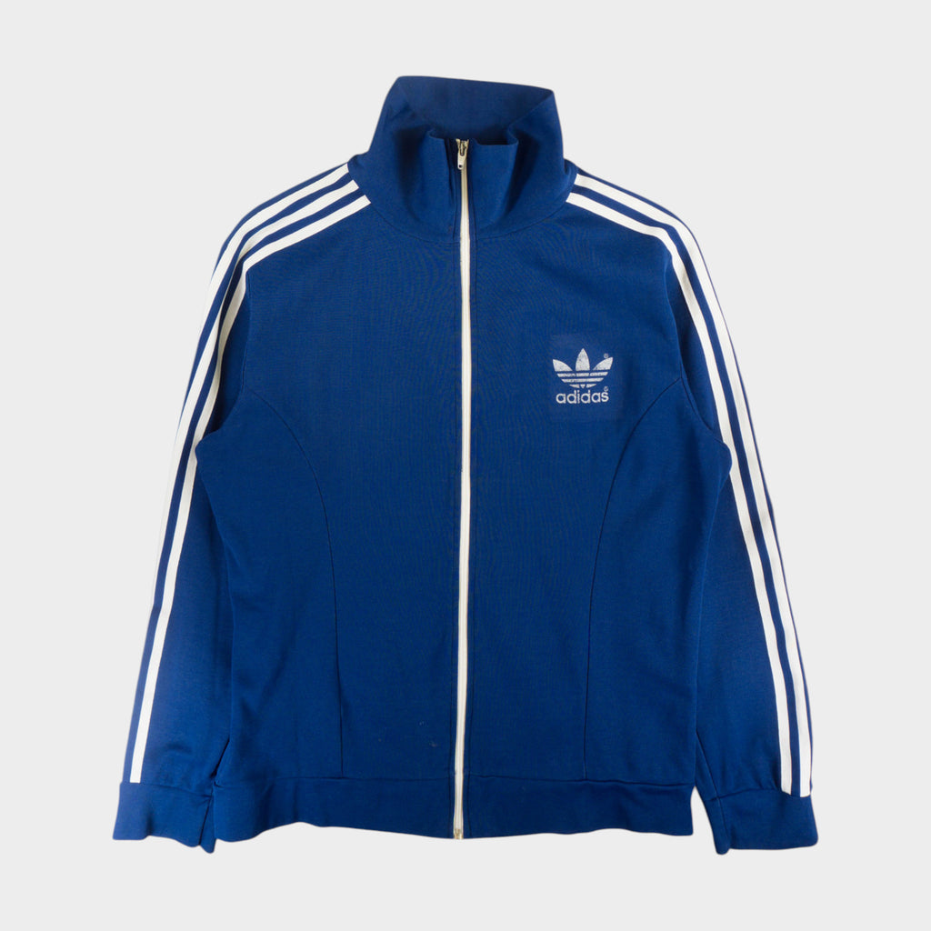 Adidas Винтидж 80-те Синьо Горнище