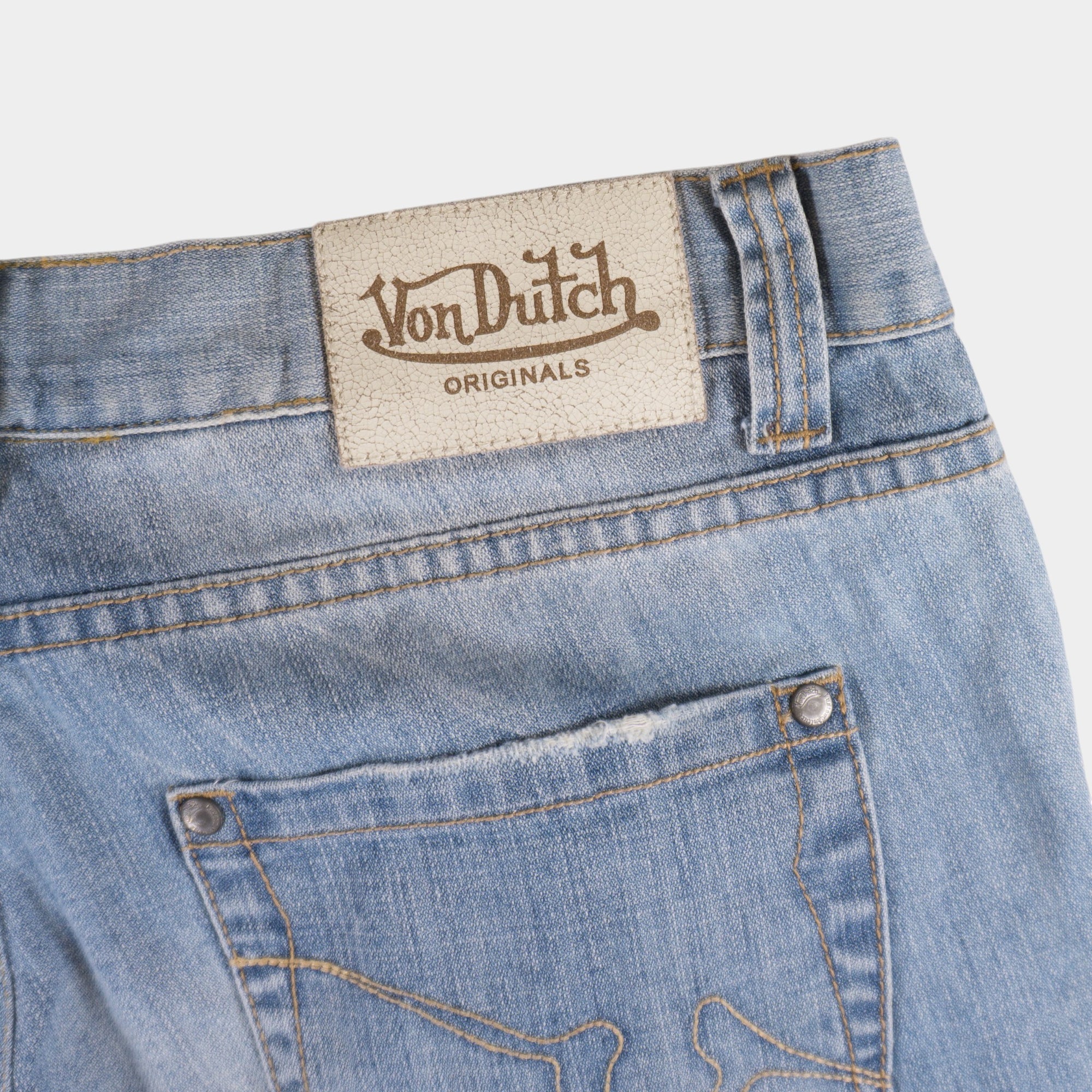 Von Dutch Винтидж Сини Дънки