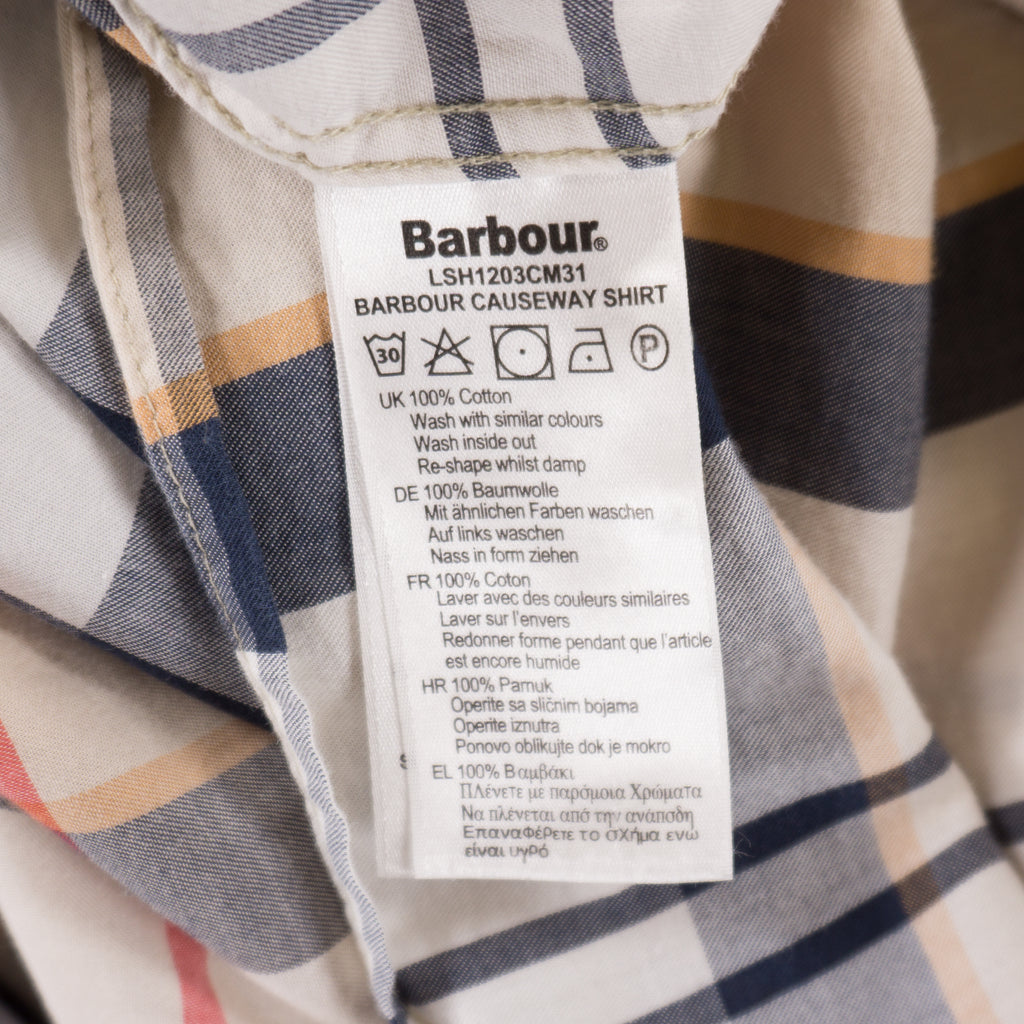 Barbour Карирана Риза с Дълъг Ръкав