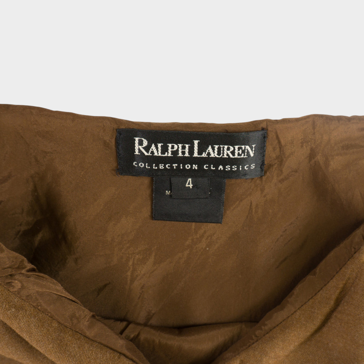 Ralph Lauren Collection Classics Black Label Винтидж 90-те Кафява Пола