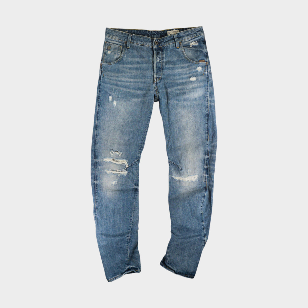 G-Star Raw ARC 3D Tapered Distressed Сини Дънки