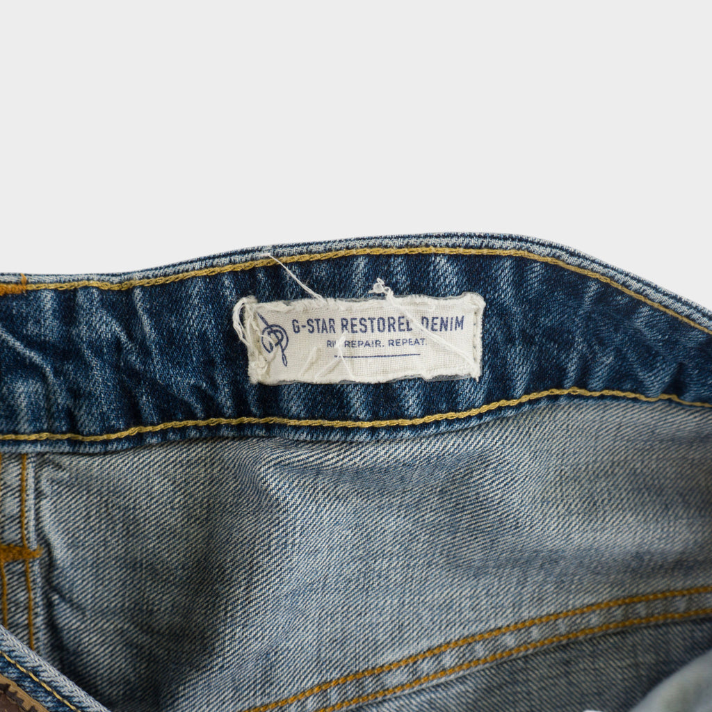 G-Star Raw ARC 3D Tapered Distressed Сини Дънки