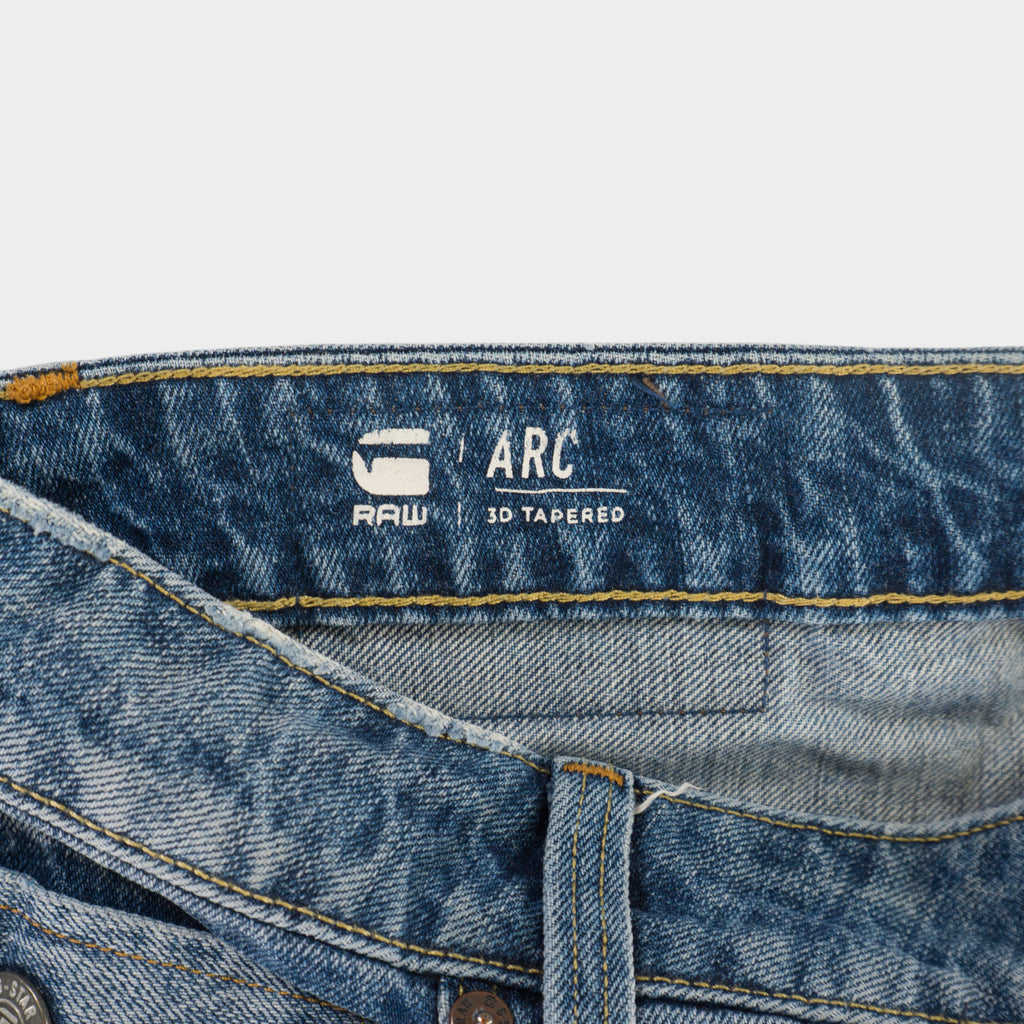 G-Star Raw ARC 3D Tapered Distressed Сини Дънки