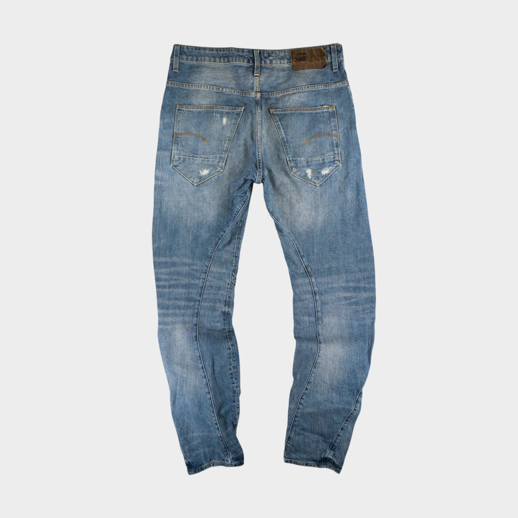 G-Star Raw ARC 3D Tapered Distressed Сини Дънки