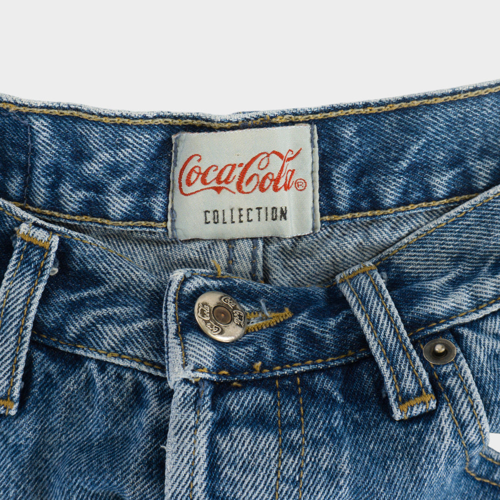 Coca Cola Винтидж 90-те Сини Дънки