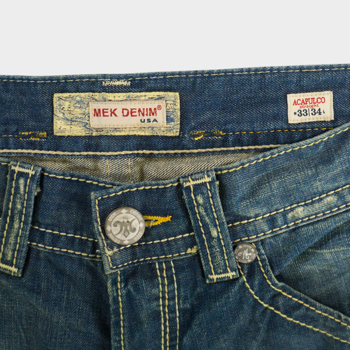 Mek Denim USA Acapulco Сини Дънки