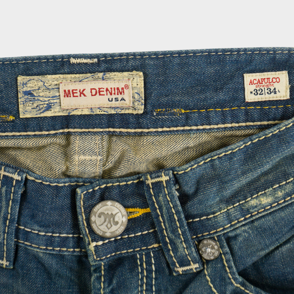 Mek Denim USA Acapulco Сини Дънки
