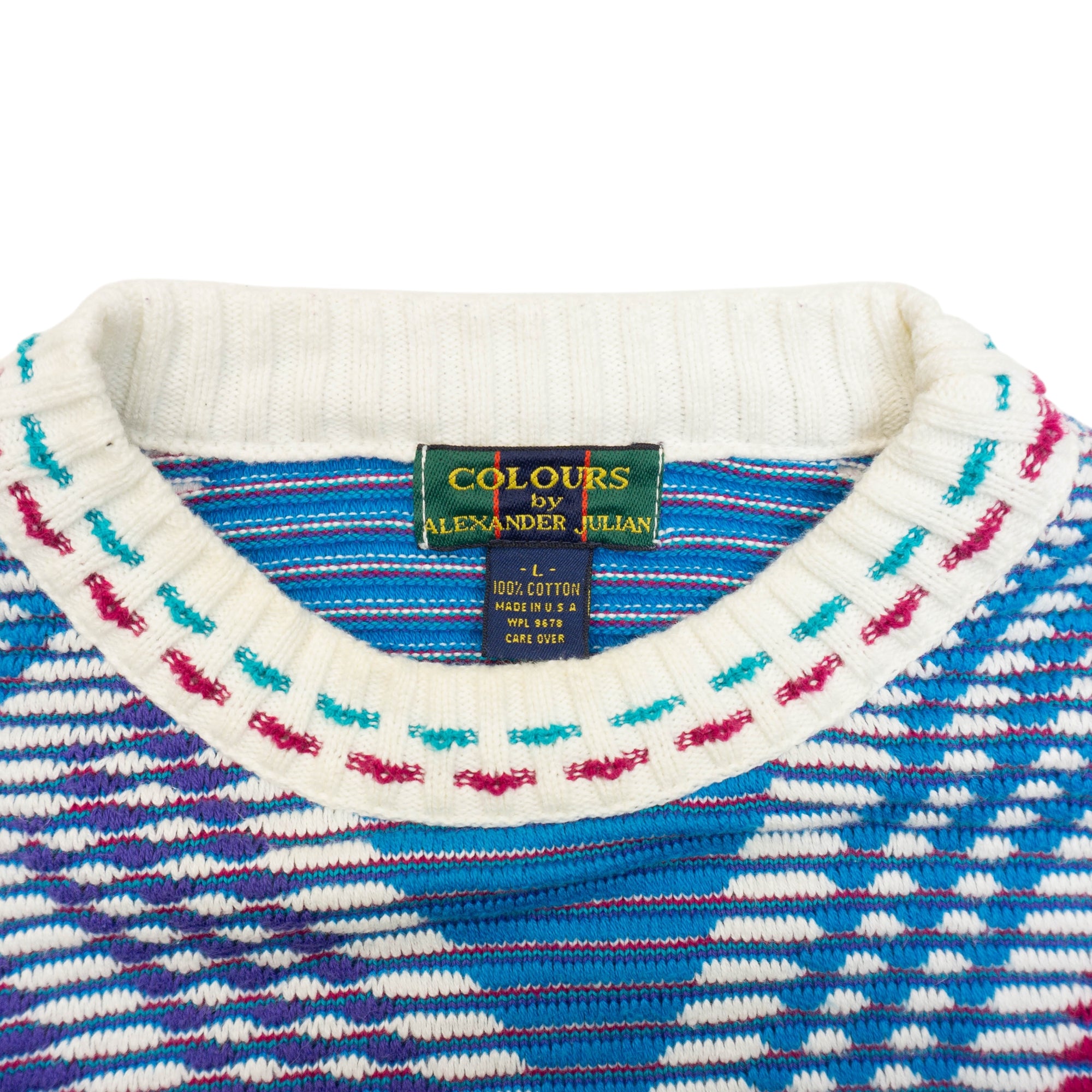Colours by Alexander Julian Vintage Пуловер от 80те