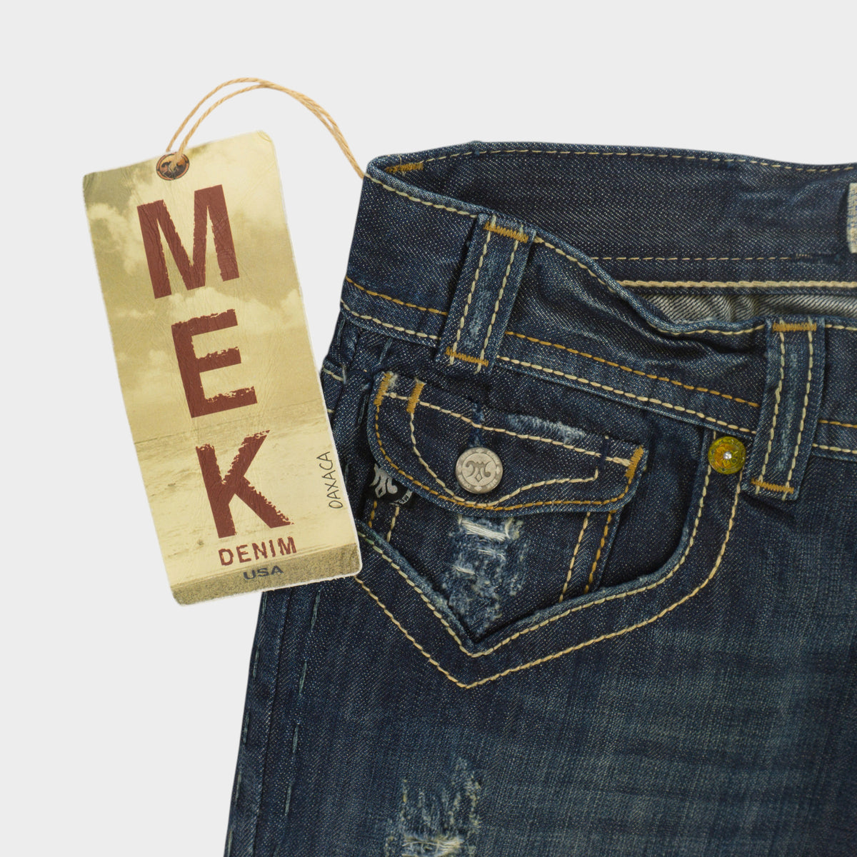 Mek Denim USA Oaxaca Сини Дънки