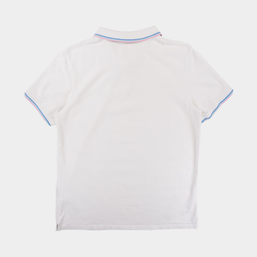Lyle & Scott Бяла Тениска с Яка