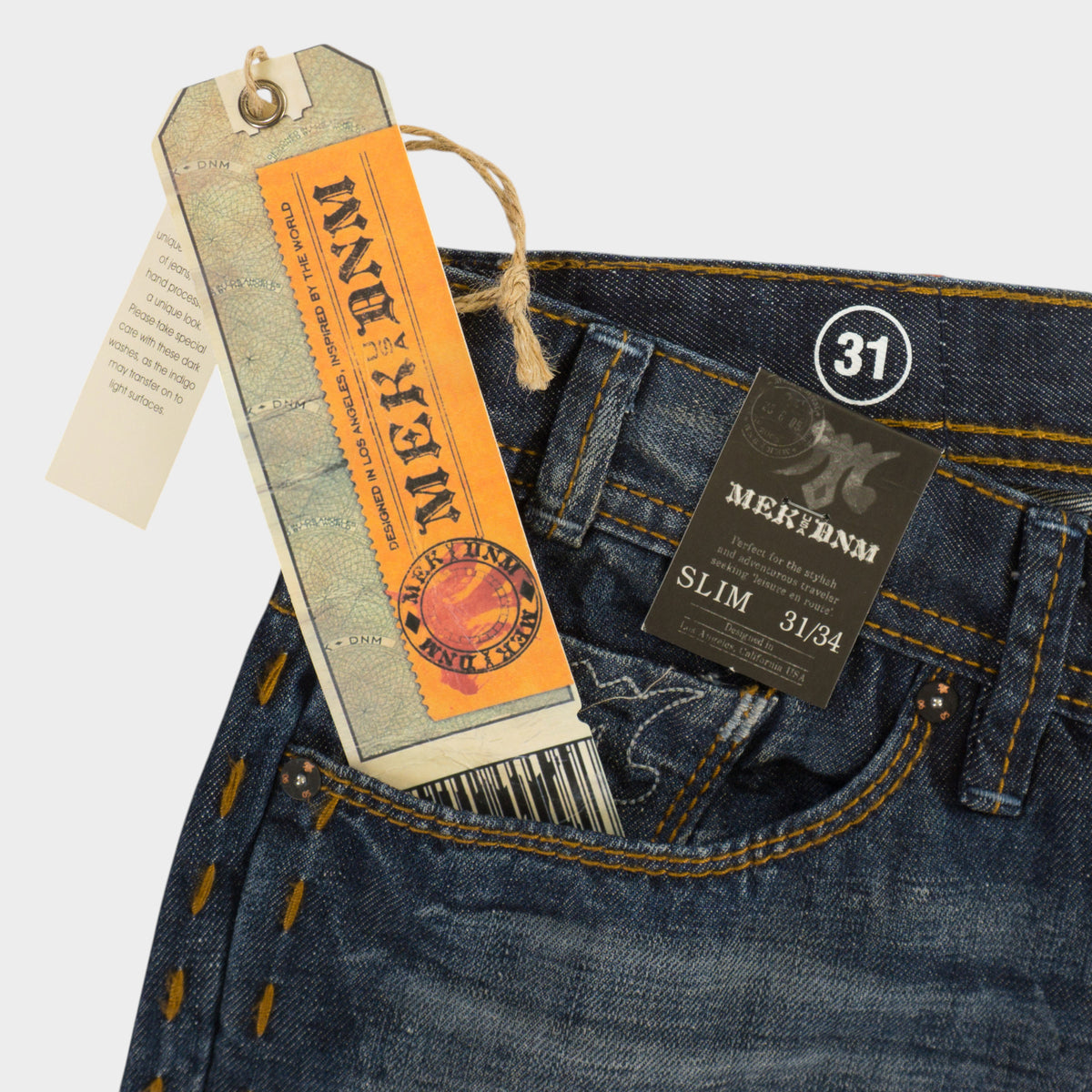 Mek Denim USA Milos Сини Дънки