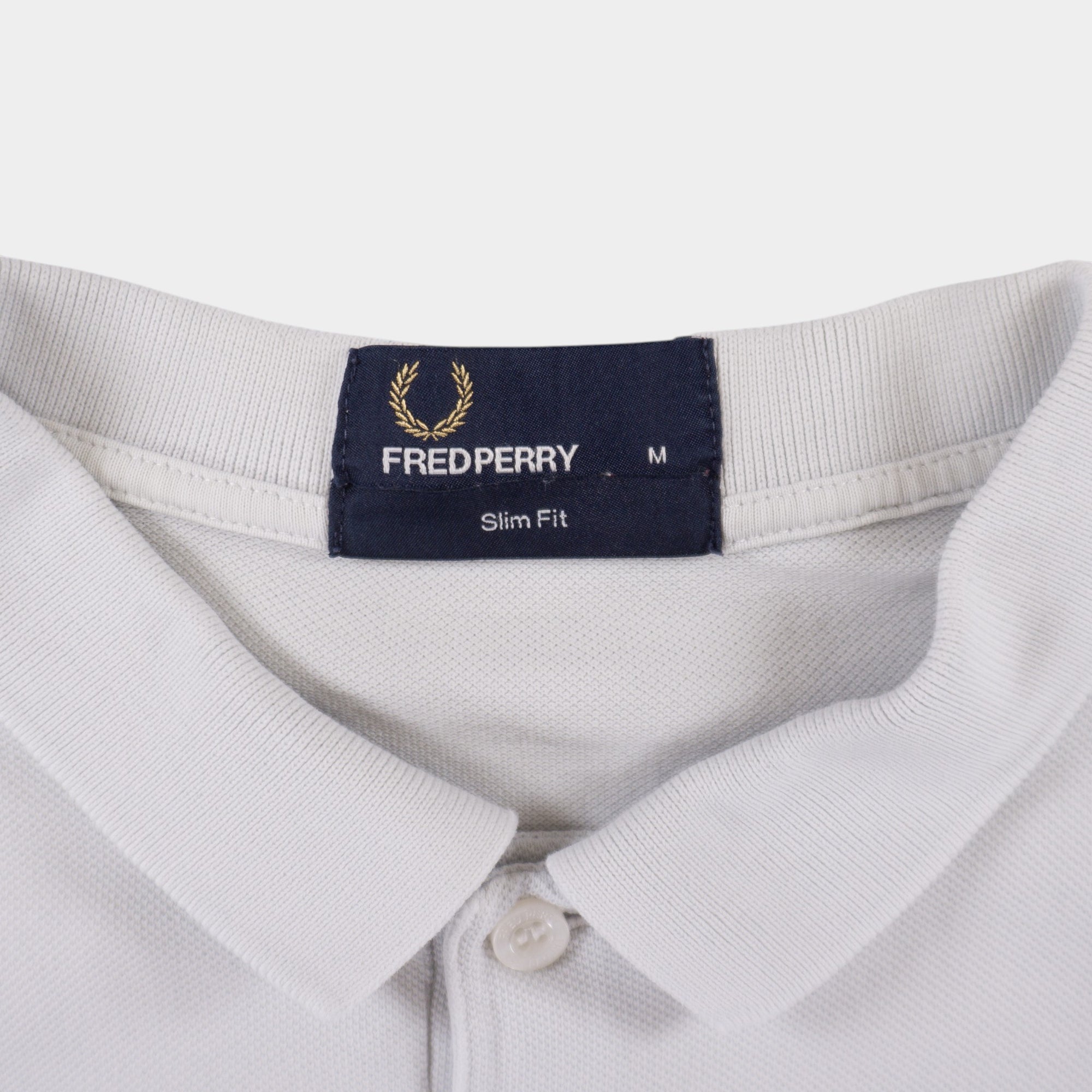 Fred Perry Бяла Тениска с Яка
