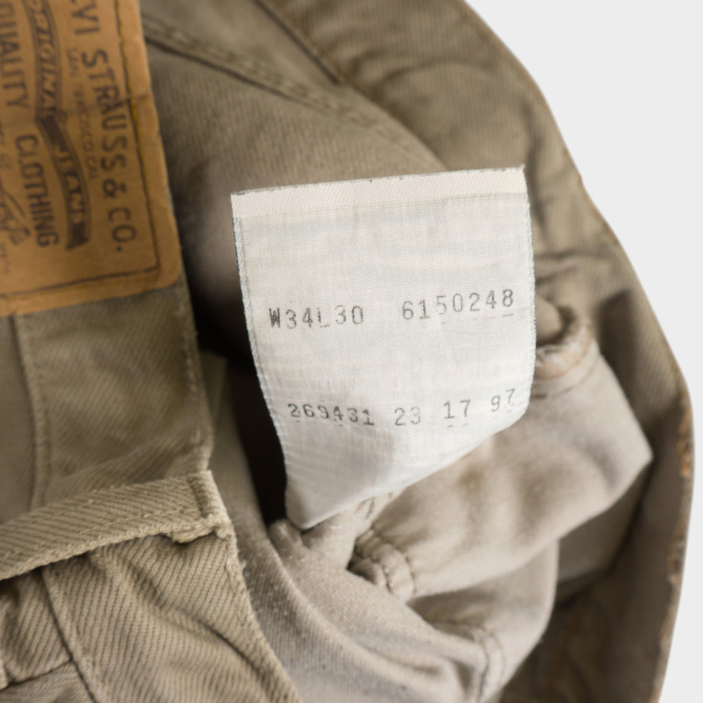 Levi’s 615 Винтидж 90-те Бежови Дънки