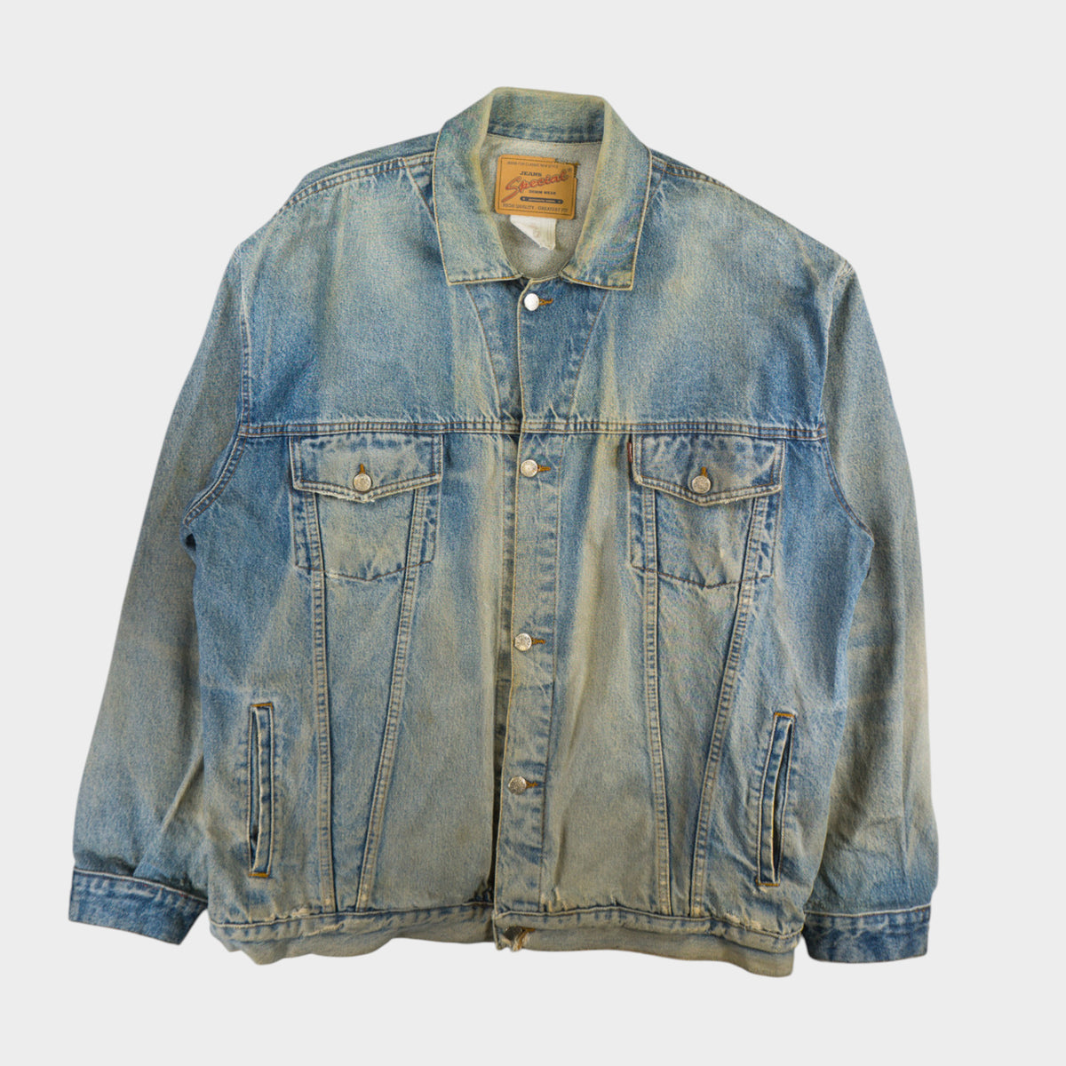 Jeans Special Винтидж 90-те Washed Дънково Яке