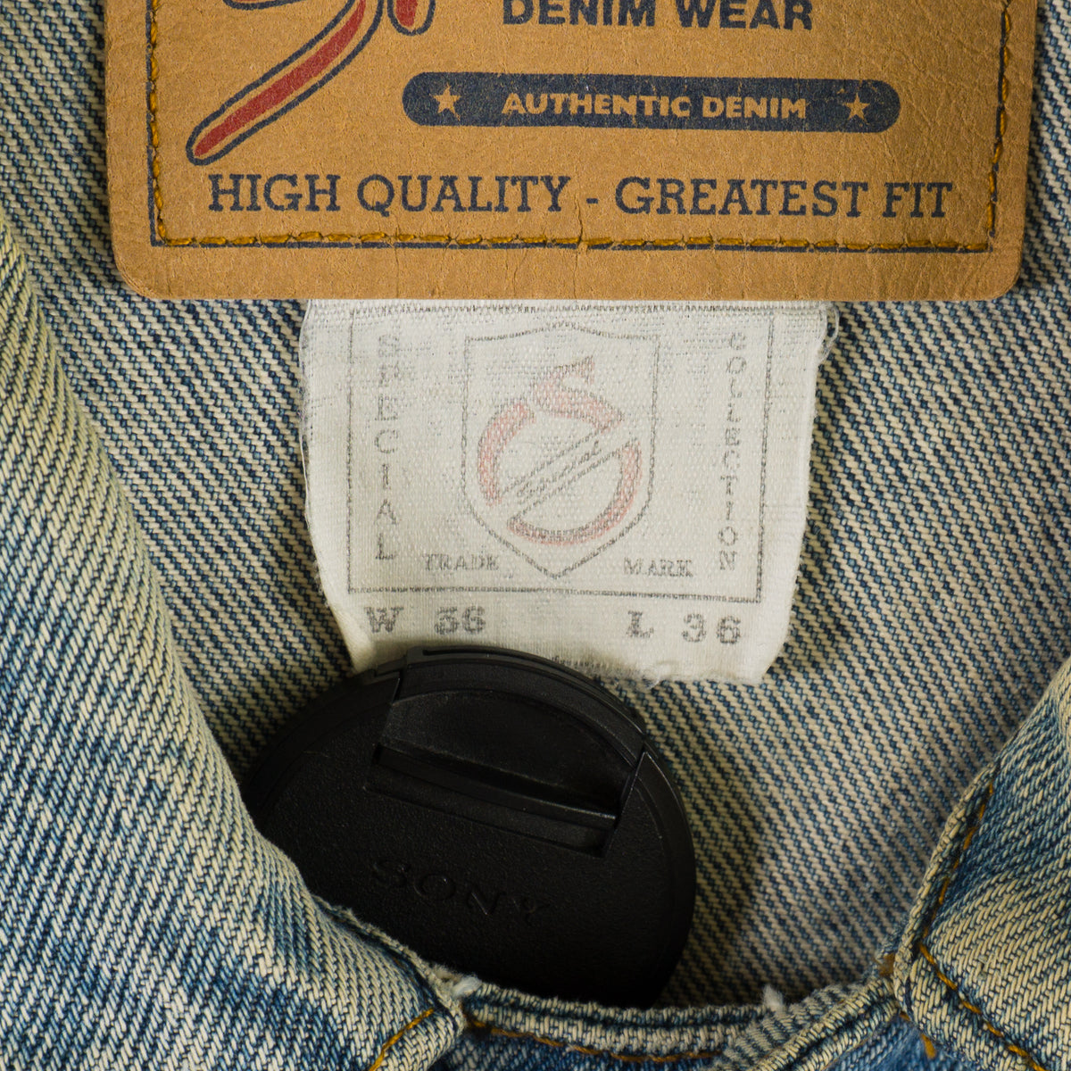 Jeans Special Винтидж 90-те Washed Дънково Яке