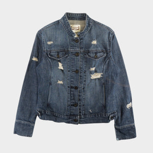 Levi’s Винтидж 2000-те Distressed Синьо Дънково Яке