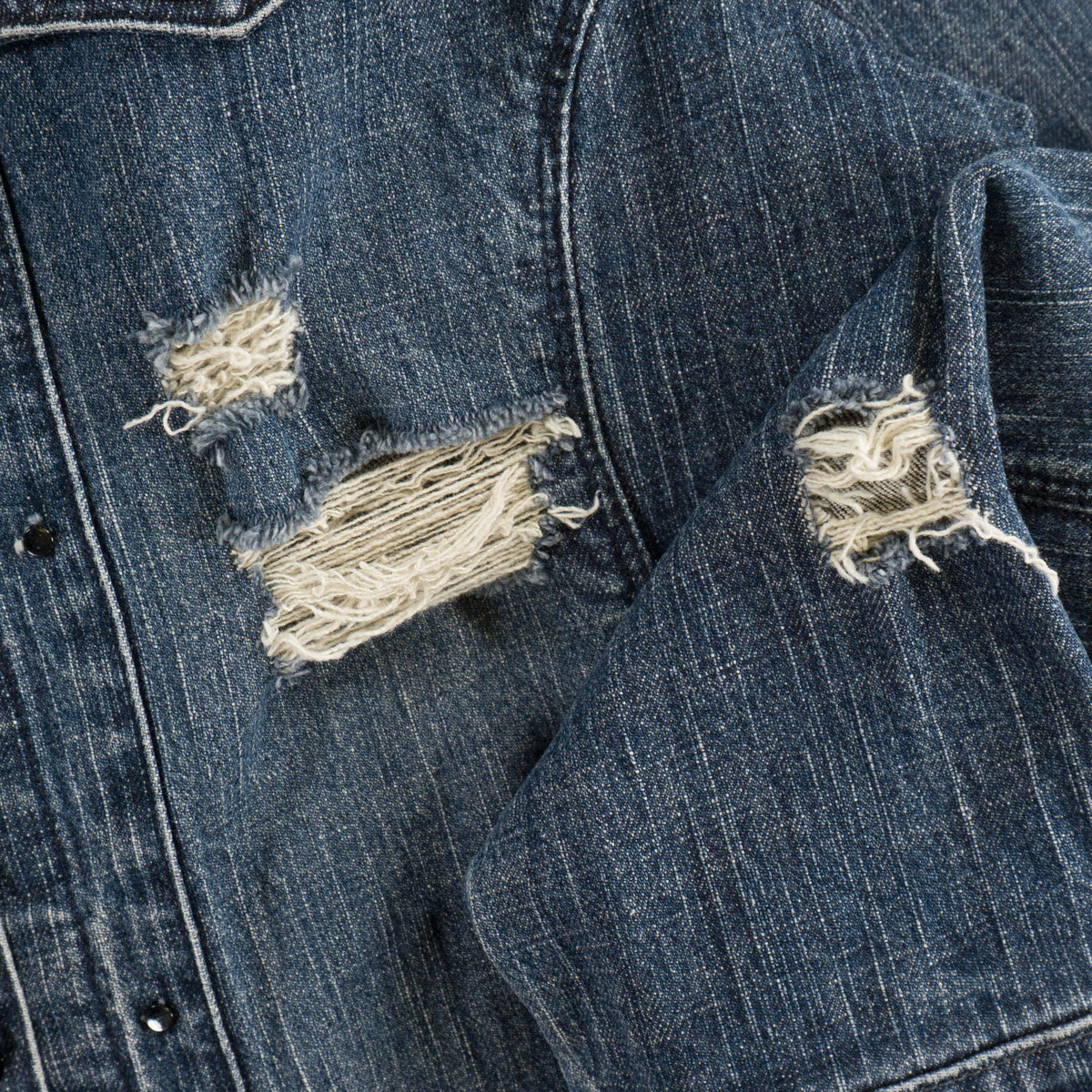 Levi’s Винтидж 2000-те Distressed Синьо Дънково Яке
