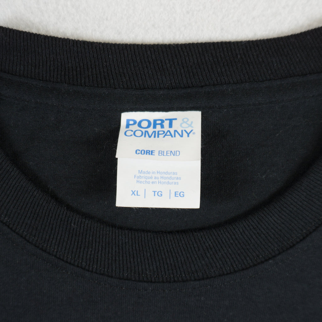 Port & Company Черна Тениска с Графика