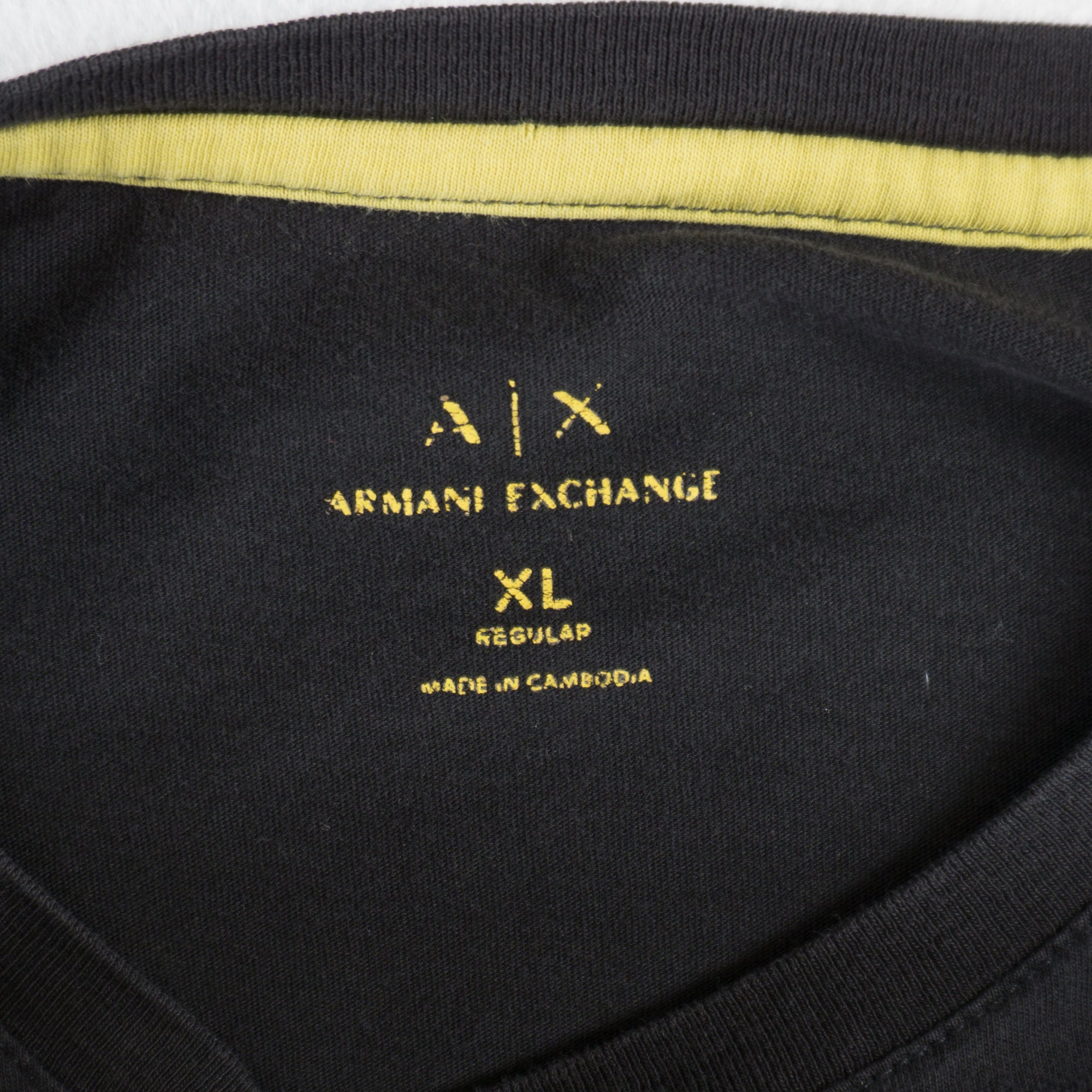Armani Exchange Черна Тениска