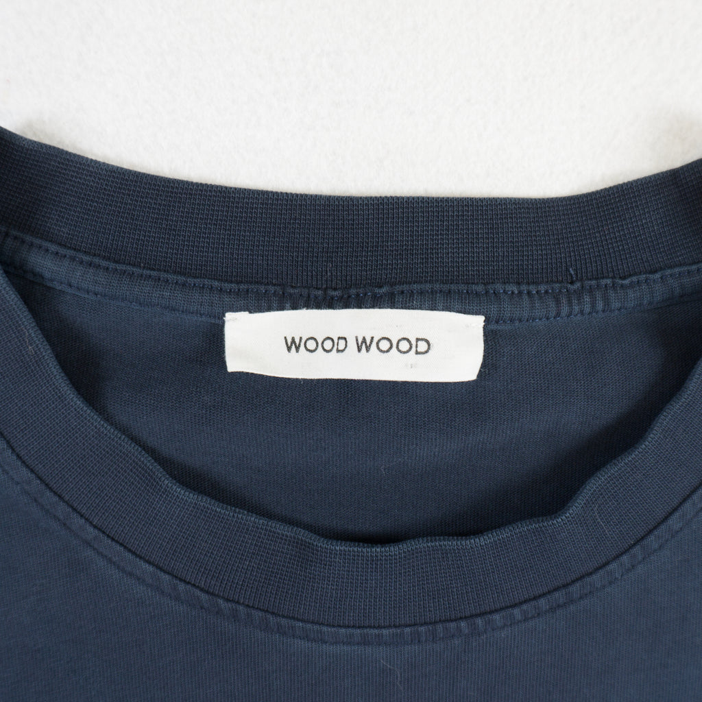 Wood Wood Тъмно Синя Тениска