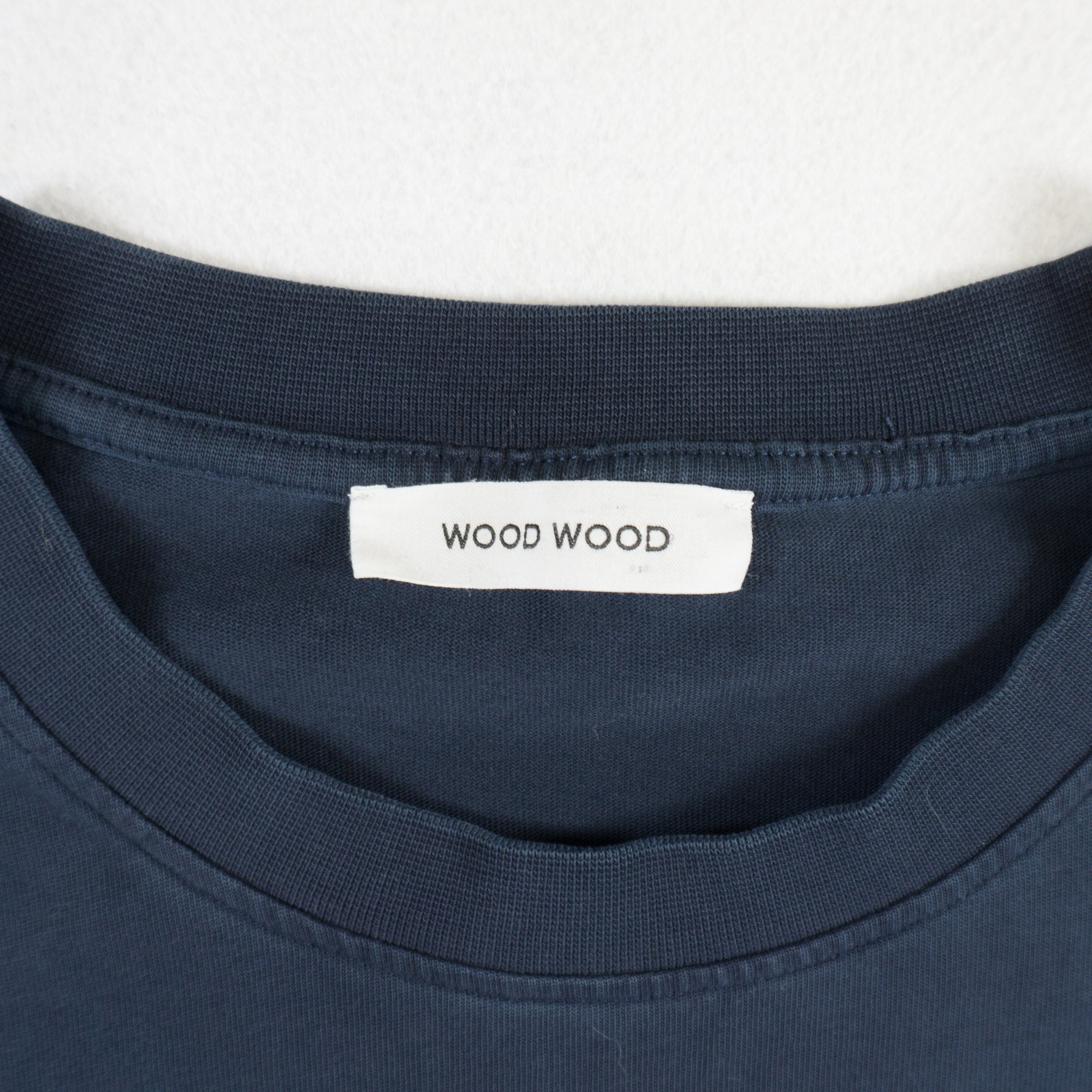 Wood Wood Тъмно Синя Тениска