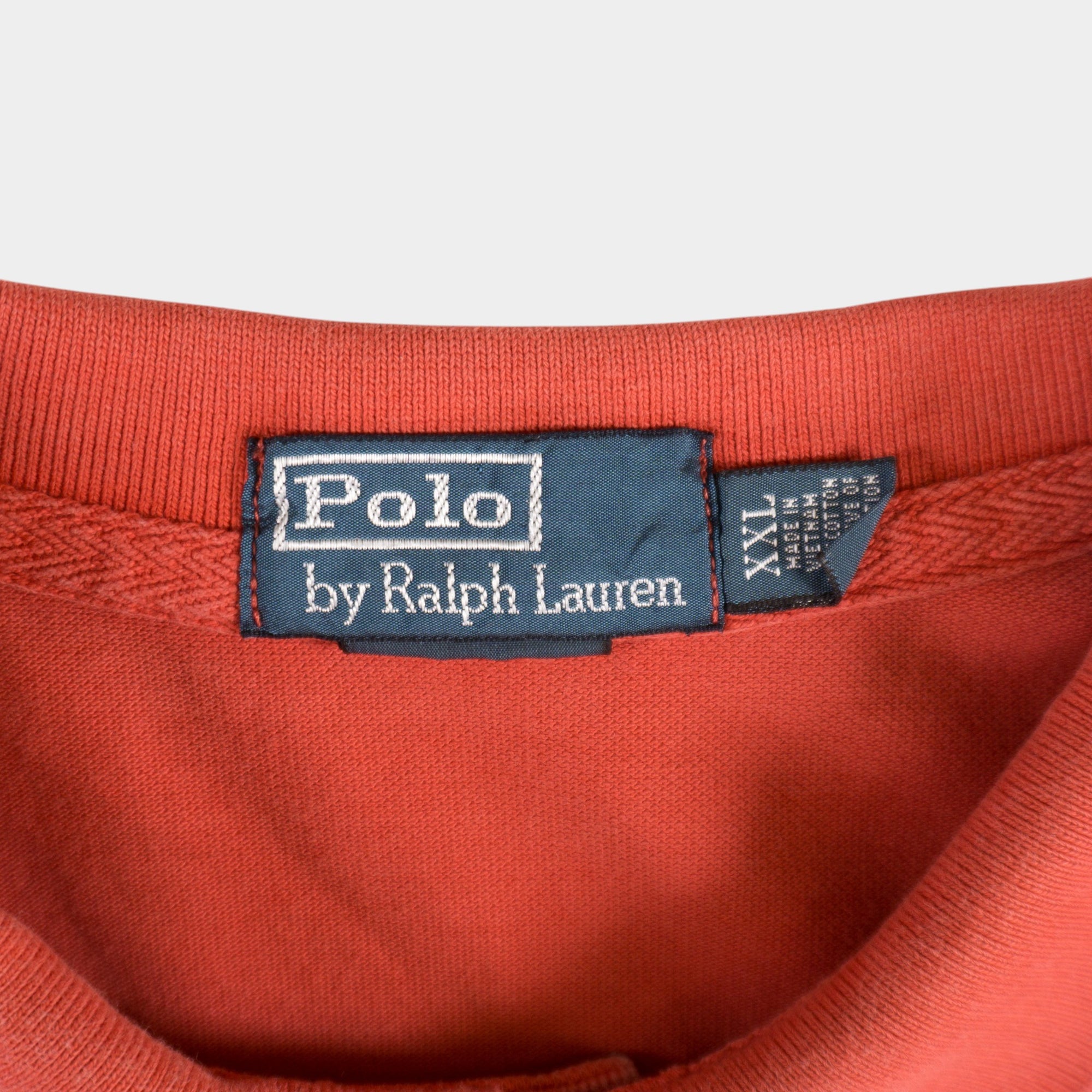 Polo Ralph Lauren Винтидж Червена Тениска с Яка