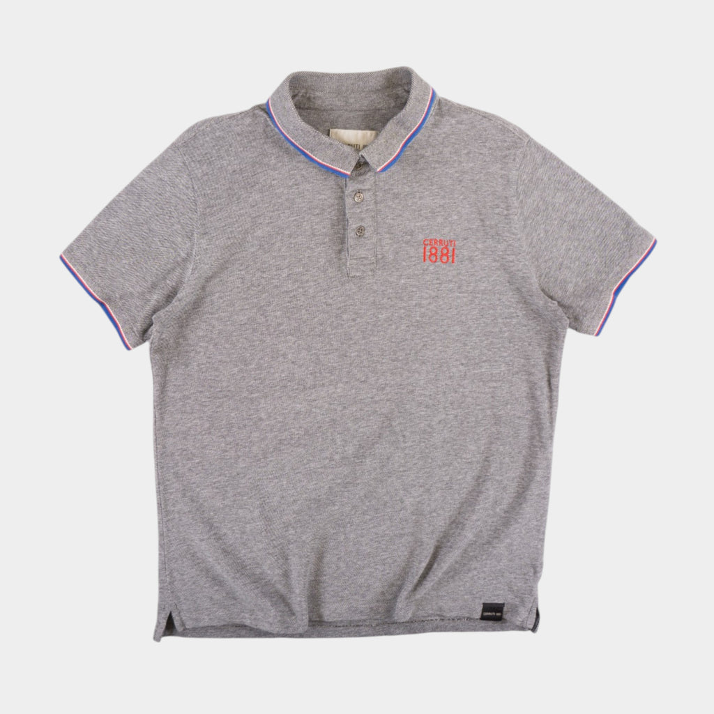 Cerruti 1881 Сива Тениска с Яка