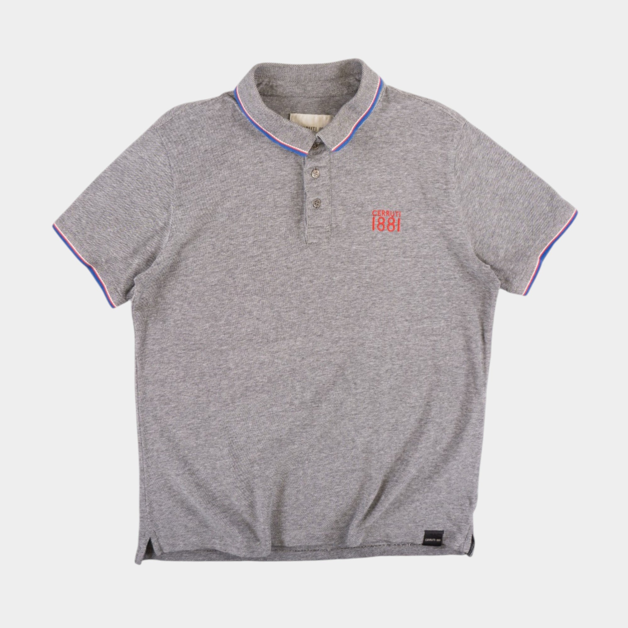 Cerruti 1881 Сива Тениска с Яка