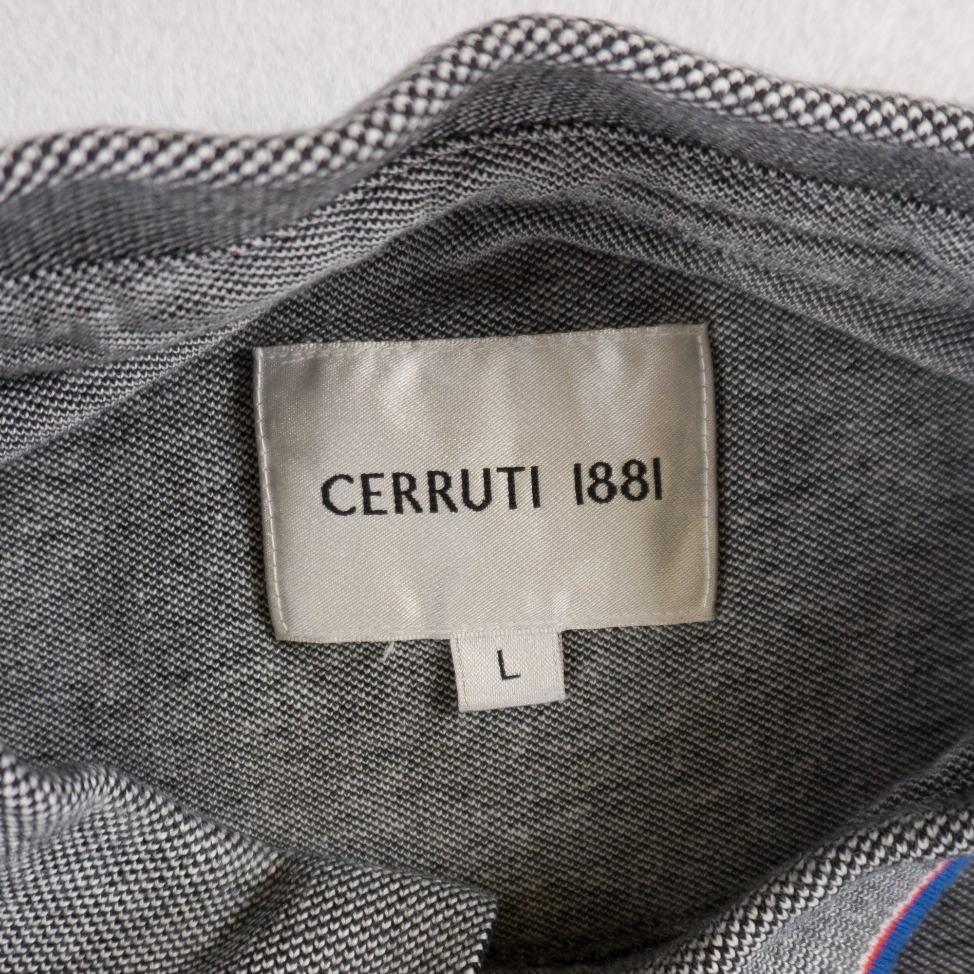 Cerruti 1881 Сива Тениска с Яка