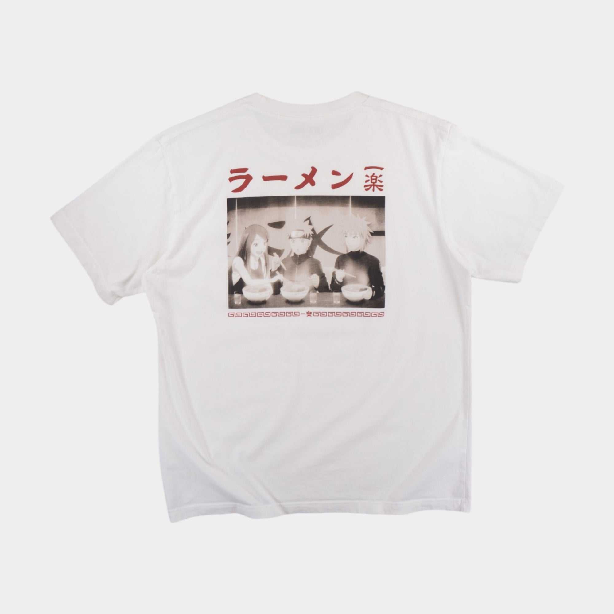 Uniqlo X Naruto Бяла Тениска с Графика