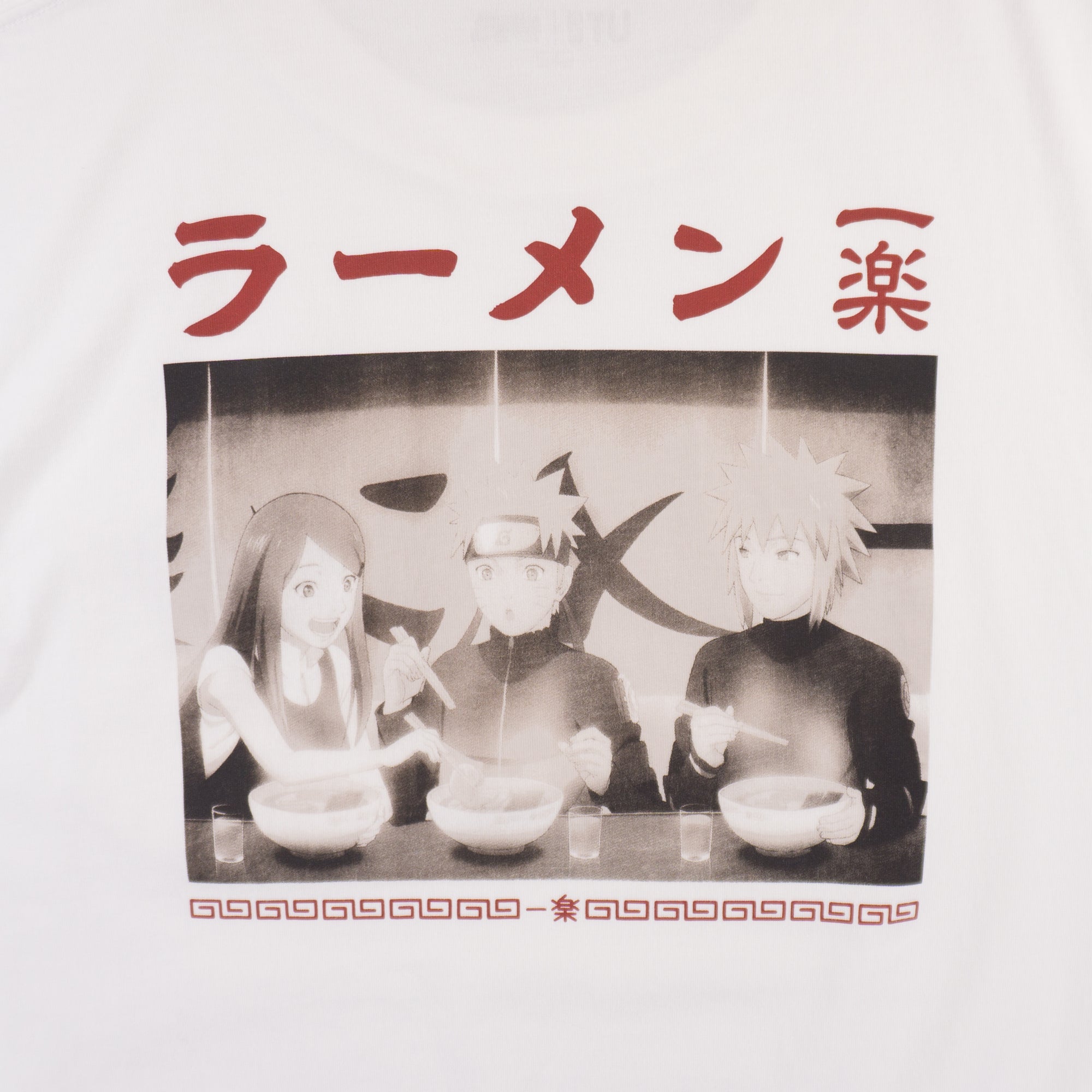 Uniqlo X Naruto Бяла Тениска с Графика