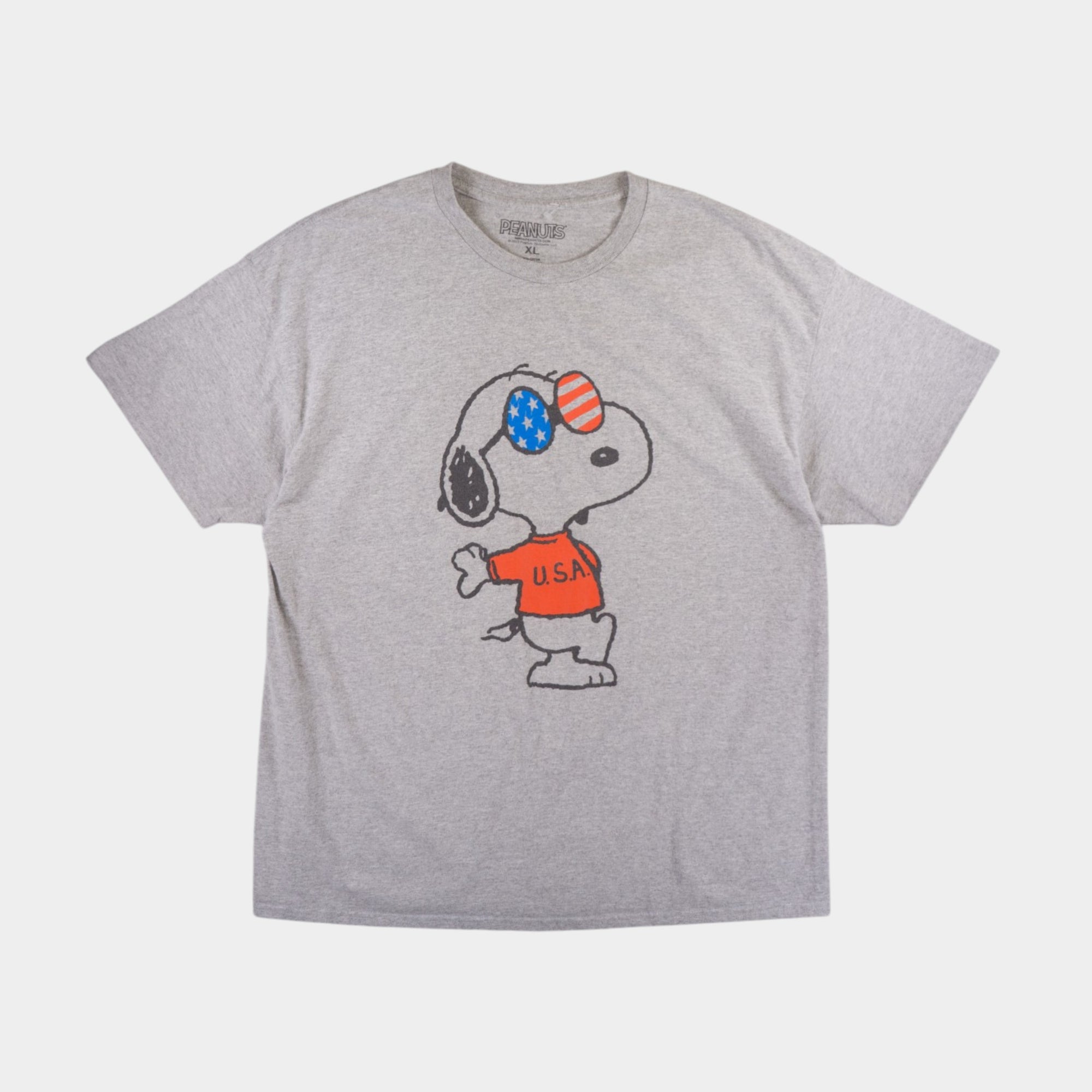 Peanuts Сива Тениска с Графика