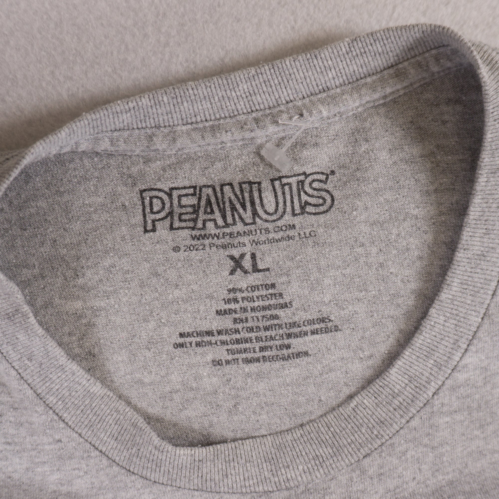 Peanuts Сива Тениска с Графика