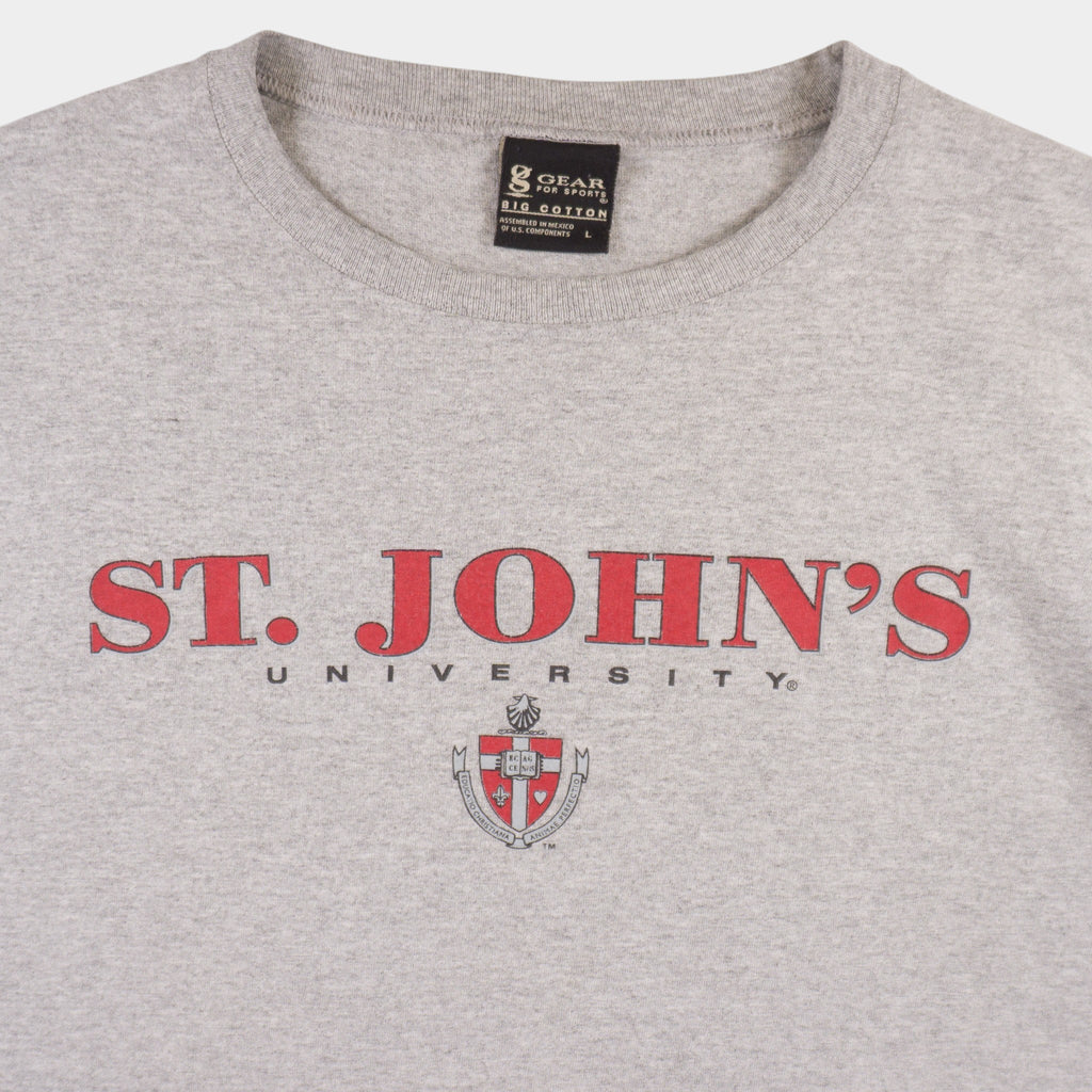 St. John's University Винтидж Сива Тениска