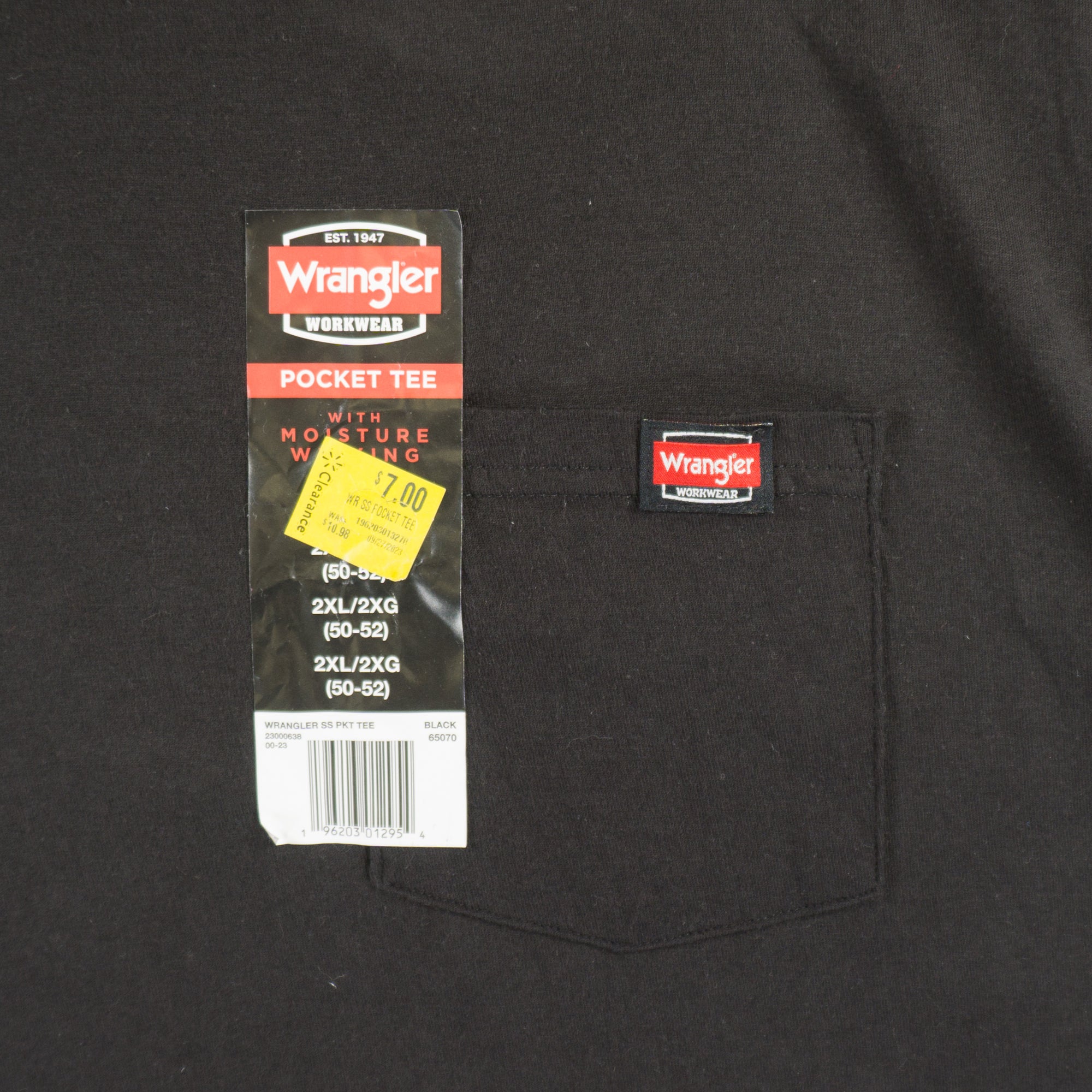 Wrangler Черна Тениска