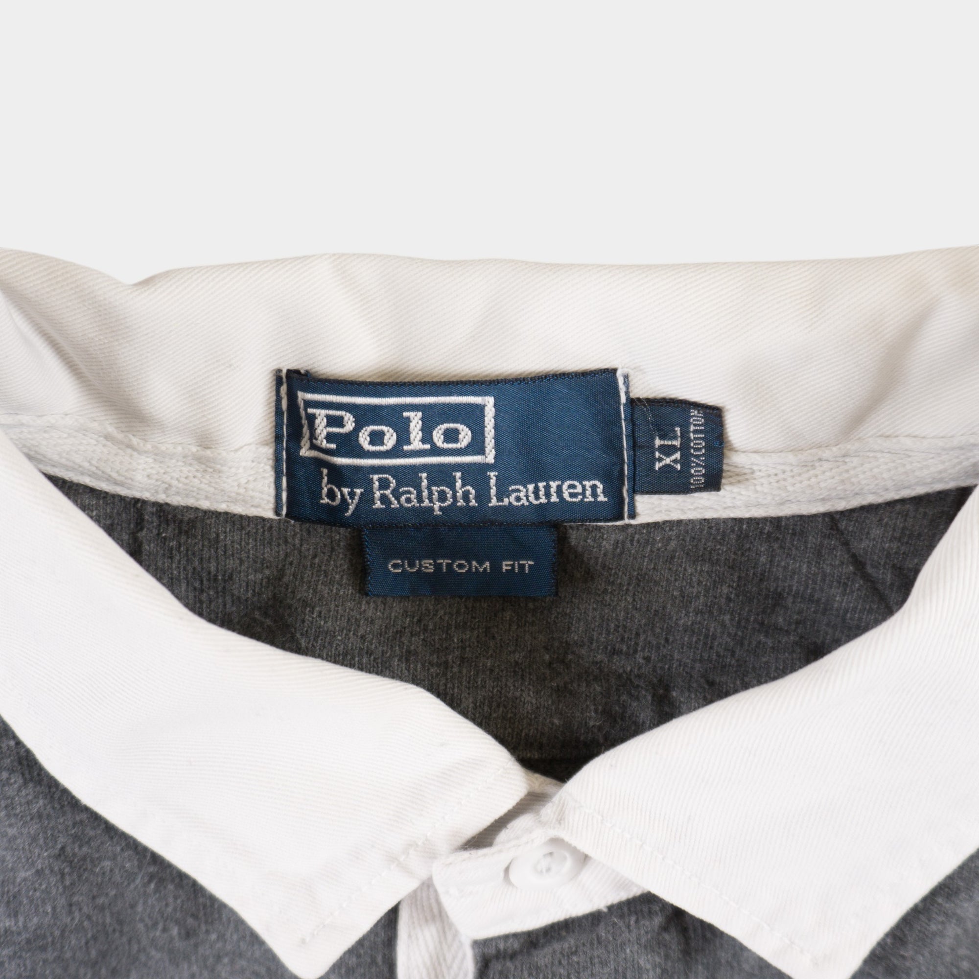 Polo Ralph Lauren Винтидж Сива Блуза с Яка